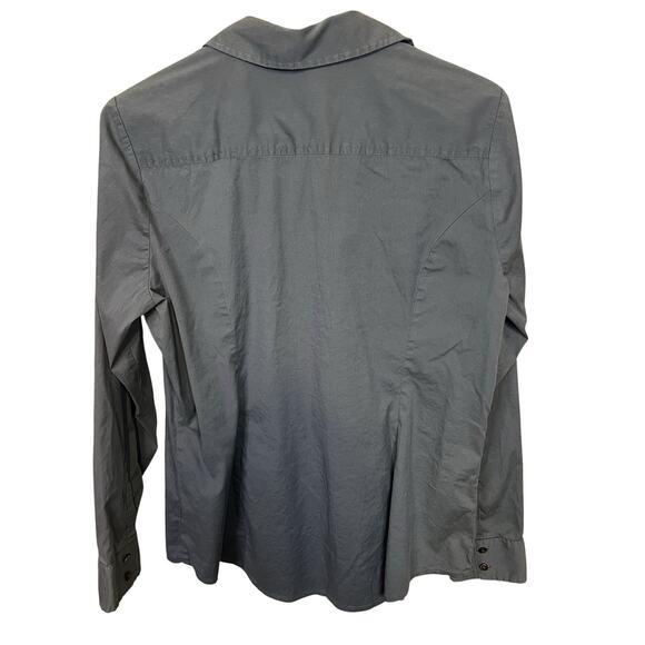 Express Women's The Essential Shirt Long Sleeve Button Down Size Large. - Picture 2 of 7